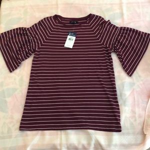 NWT. Women’s Chaps striped top